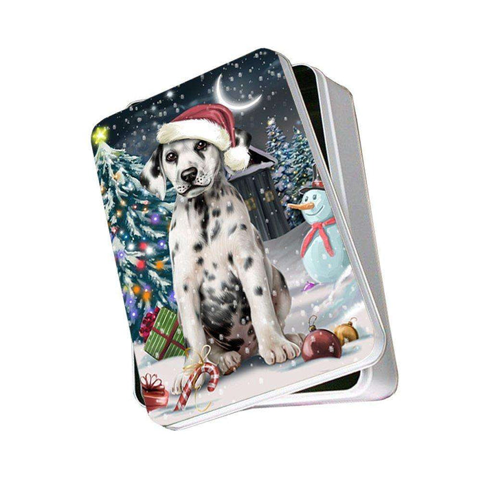 Have a Holly Jolly Dalmatian Dog Christmas Photo Storage Tin PTIN0242