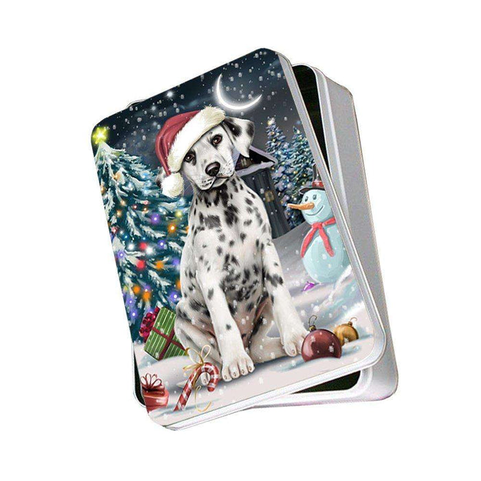 Have a Holly Jolly Dalmatian Dog Christmas Photo Storage Tin PTIN0243