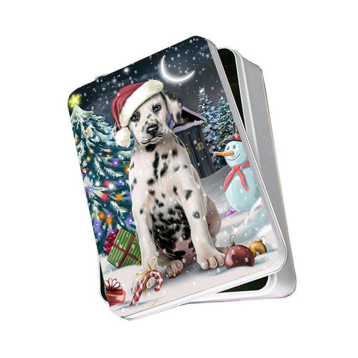 Have a Holly Jolly Dalmatian Dog Christmas Photo Storage Tin PTIN0244