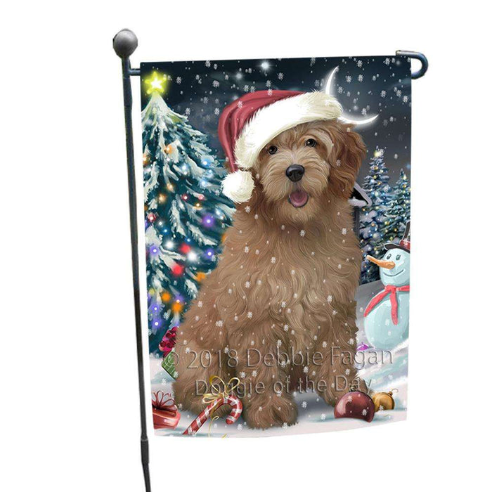Have a Holly Jolly Goldendoodle Dog Christmas  Garden Flag GFLG51651