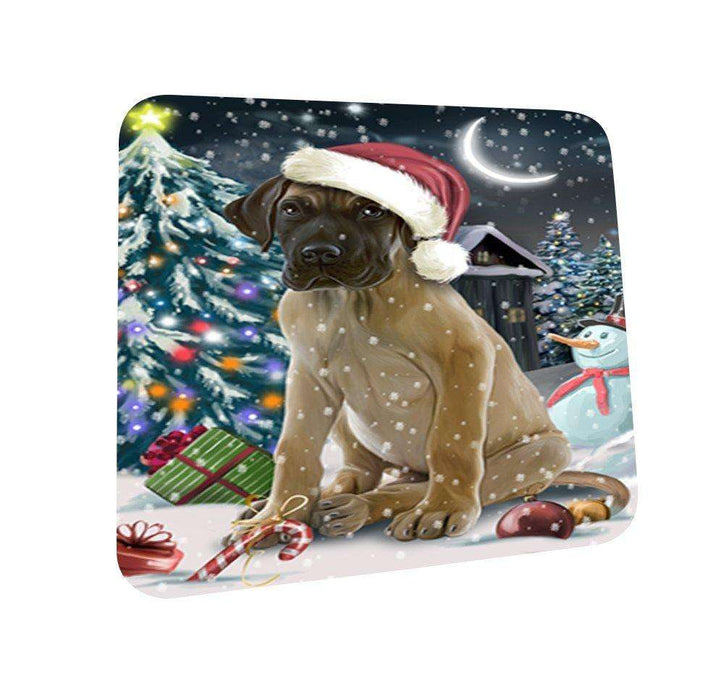 Have a Holly Jolly Great Dane Dog Christmas Coasters CST021 (Set of 4)