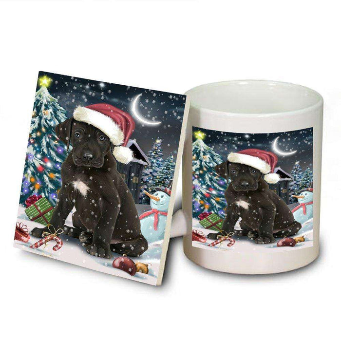 Have a Holly Jolly Great Dane Dog Christmas Mug and Coaster Set MUC0113