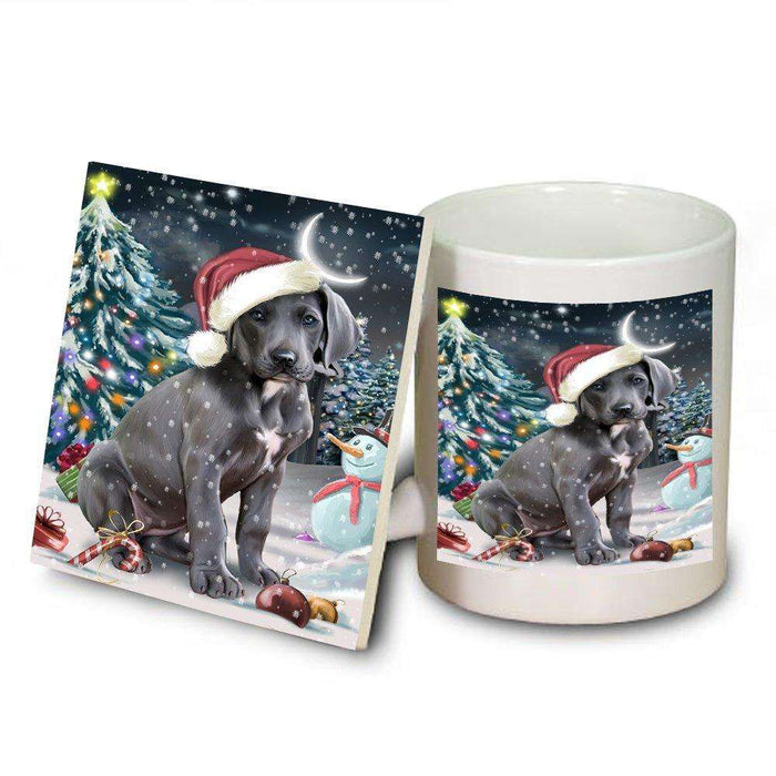 Have a Holly Jolly Great Dane Dog Christmas Mug and Coaster Set MUC0114