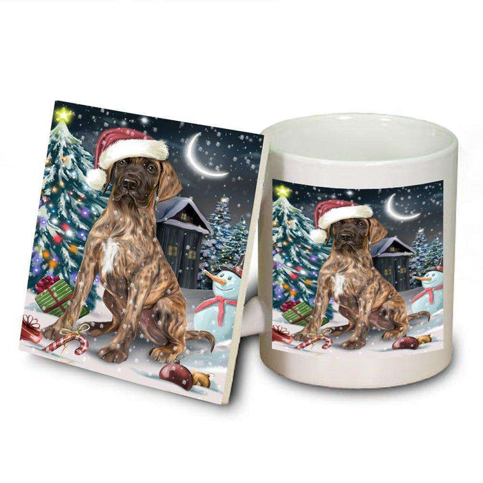 Have a Holly Jolly Great Dane Dog Christmas Mug and Coaster Set MUC0116