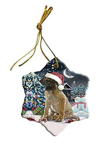 Have a Holly Jolly Great Dane Dog Christmas Star Ornament POR2415