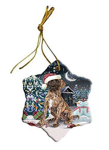 Have a Holly Jolly Great Dane Dog Christmas Star Ornament POR2416