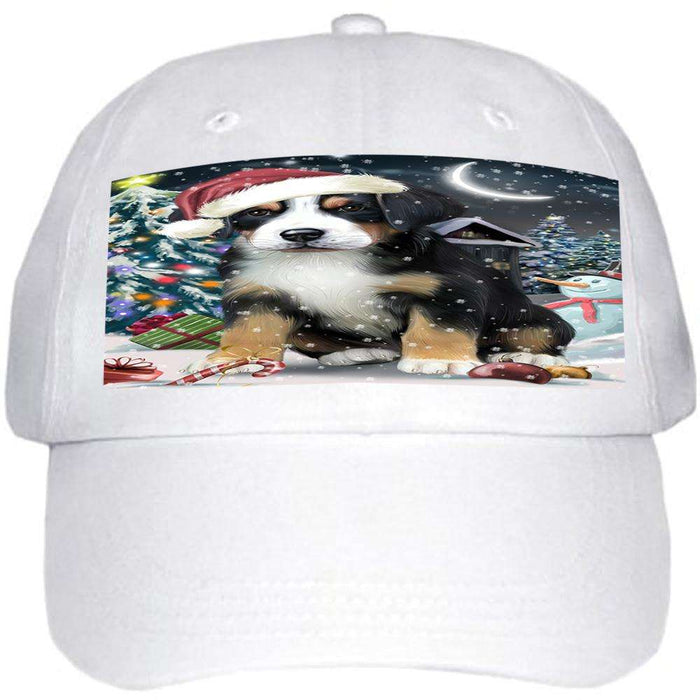 Have a Holly Jolly Greater Swiss Mountain Dog Christmas Ball Hat Cap HAT58710