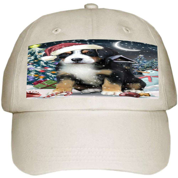 Have a Holly Jolly Greater Swiss Mountain Dog Christmas Ball Hat Cap HAT58710