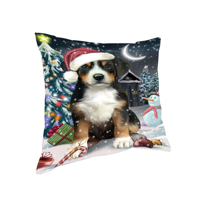 Have a Holly Jolly Greater Swiss Mountain Dog Christmas Pillow PIL62988