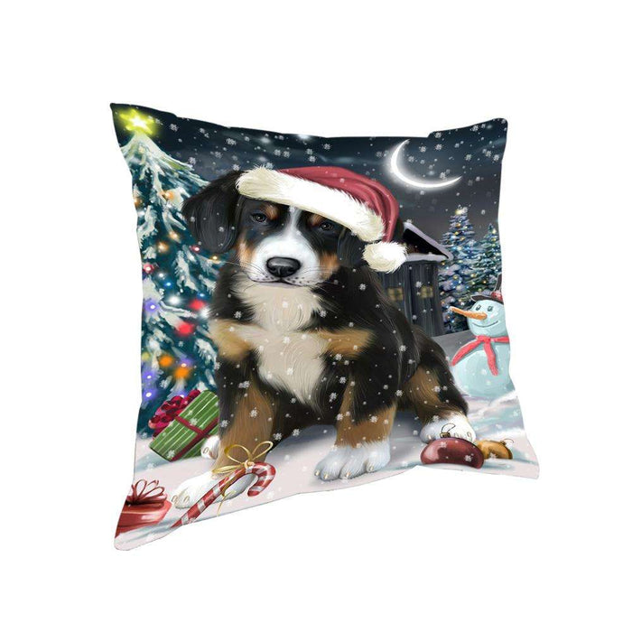 Have a Holly Jolly Greater Swiss Mountain Dog Christmas Pillow PIL62992