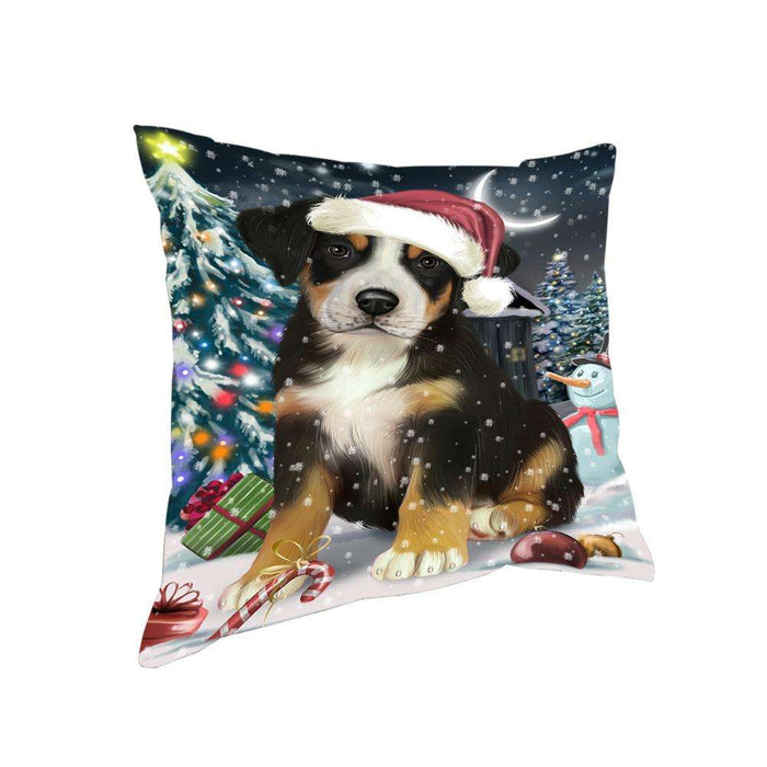 Have a Holly Jolly Greater Swiss Mountain Dog Christmas Pillow PIL62996