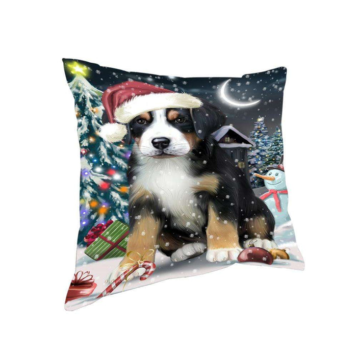 Have a Holly Jolly Greater Swiss Mountain Dog Christmas Pillow PIL63000
