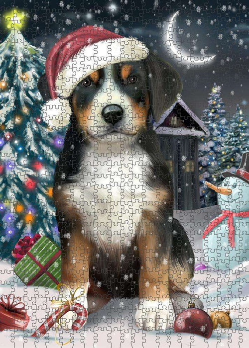 Have a Holly Jolly Greater Swiss Mountain Dog Christmas Puzzle with Photo Tin PUZL59055
