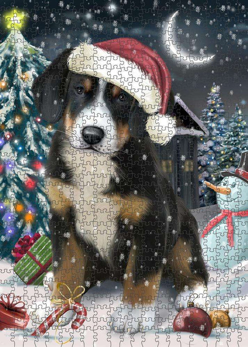 Have a Holly Jolly Greater Swiss Mountain Dog Christmas Puzzle with Photo Tin PUZL59058