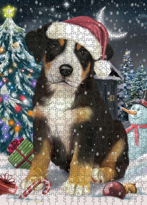 Have a Holly Jolly Greater Swiss Mountain Dog Christmas Puzzle with Photo Tin PUZL59061
