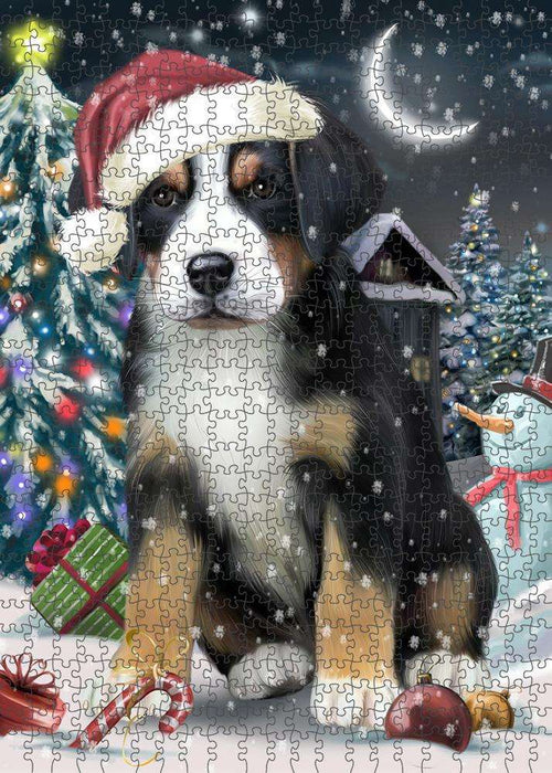 Have a Holly Jolly Greater Swiss Mountain Dog Christmas Puzzle with Photo Tin PUZL59064