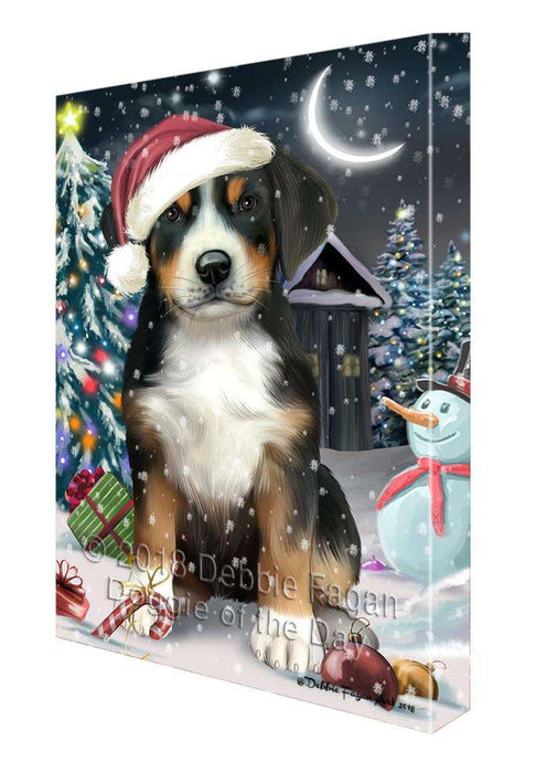 Have a Holly Jolly Greater Swiss Mountain Dog Christmas  Canvas Print Wall Art Décor CVS82169