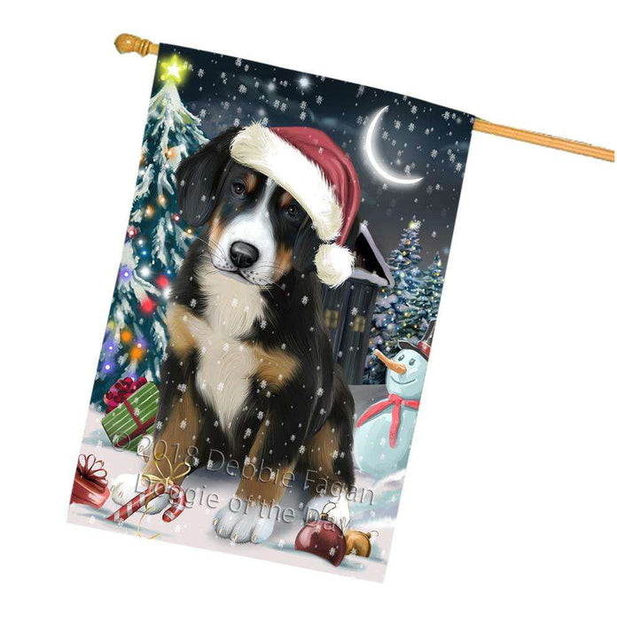 Have a Holly Jolly Greater Swiss Mountain Dog Christmas  House Flag FLG51790