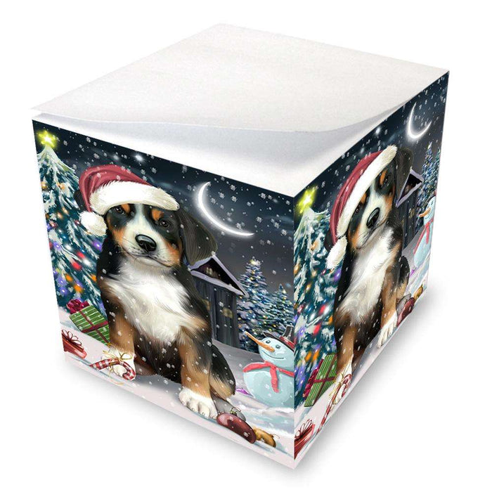 Have a Holly Jolly Greater Swiss Mountain Dog Christmas  Note Cube NOC51656