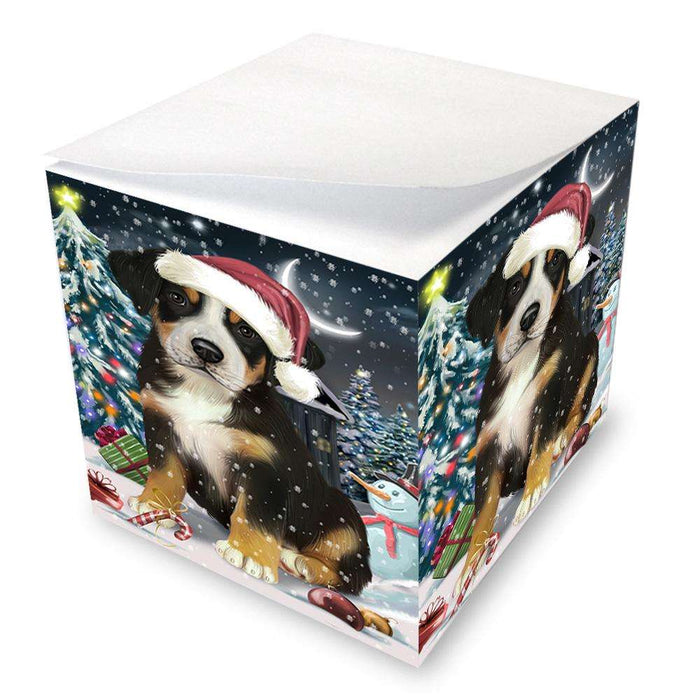 Have a Holly Jolly Greater Swiss Mountain Dog Christmas  Note Cube NOC51658