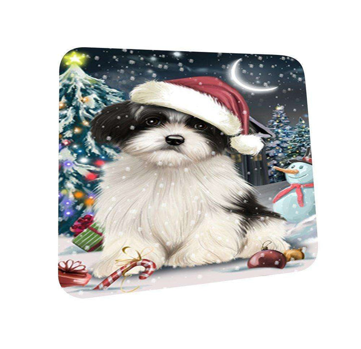 Have a Holly Jolly Havanese Dog Christmas Coasters CST025 (Set of 4)