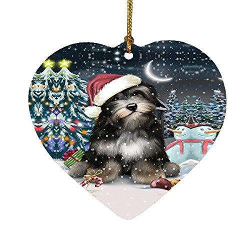 Have a Holly Jolly Havanese Dog Christmas Heart Ornament POR1824