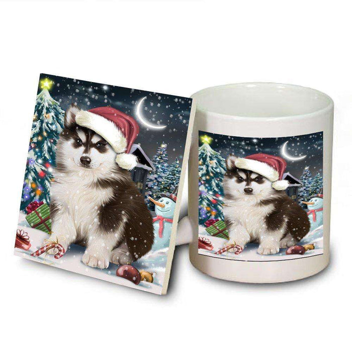 Have a Holly Jolly Husky Dog Christmas Mug and Coaster Set MUC0121