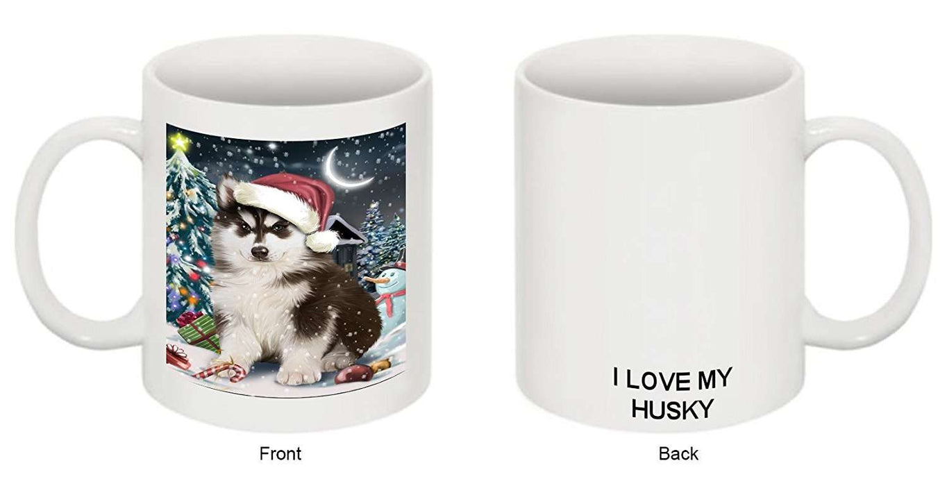 Have a Holly Jolly Husky Dog Christmas Mug CMG0201