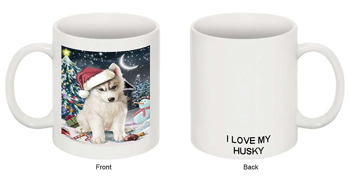 Have a Holly Jolly Husky Dog Christmas Mug CMG0203