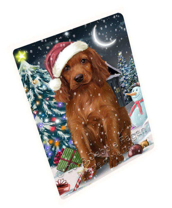 Have a Holly Jolly Irish Setter Dog Christmas Large Refrigerator / Dishwasher Magnet RMAG70464