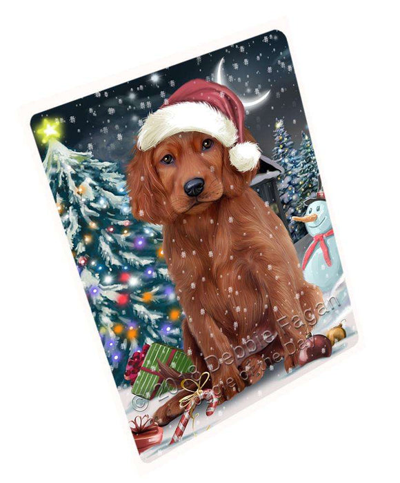 Have A Holly Jolly Irish Setter Dog Christmas Magnet Mini (3.5" x 2") MAG59235