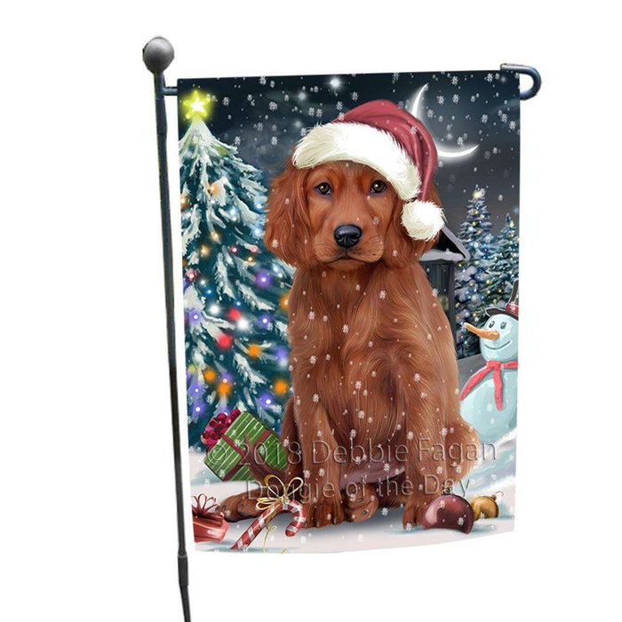 Have a Holly Jolly Irish Setter Dog Christmas  Garden Flag GFLG51659