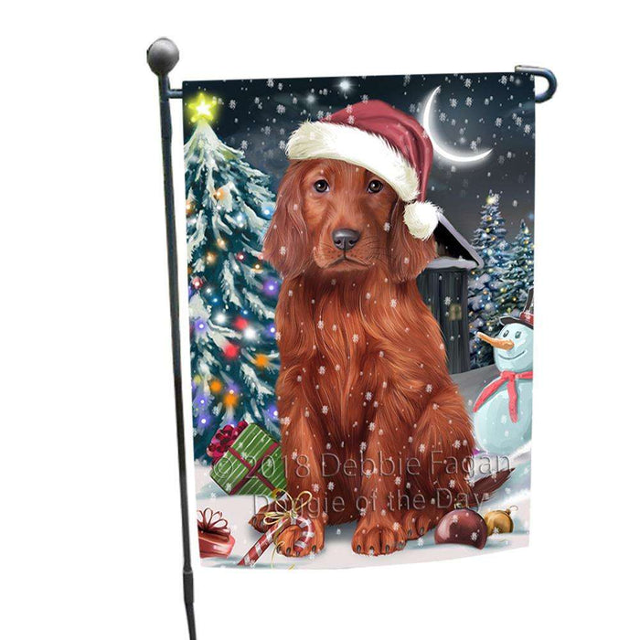 Have a Holly Jolly Irish Setter Dog Christmas  Garden Flag GFLG51660