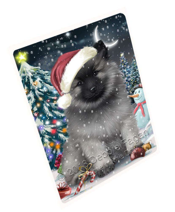 Have a Holly Jolly Keeshond Dog Christmas Cutting Board C59241