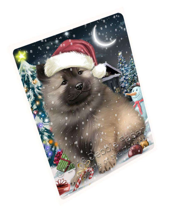 Have a Holly Jolly Keeshond Dog Christmas Cutting Board C59247