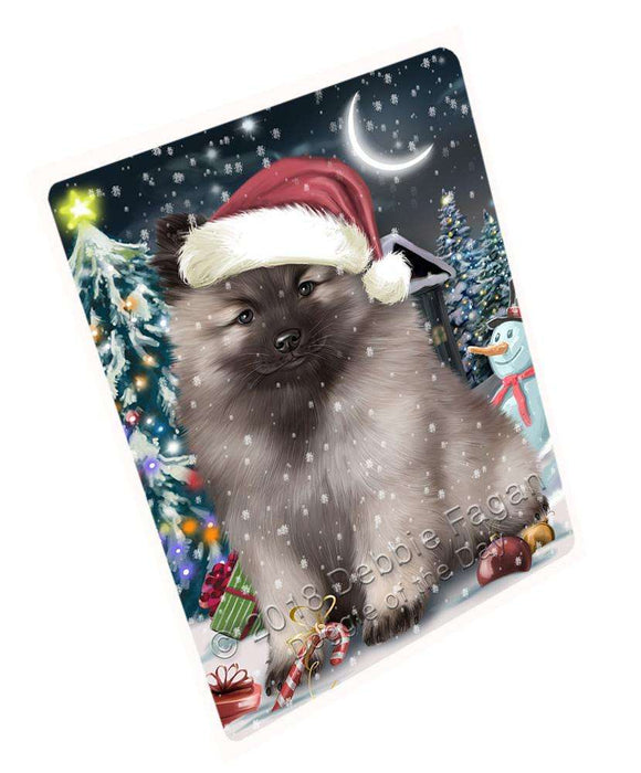 Have a Holly Jolly Keeshond Dog Christmas Cutting Board C59250