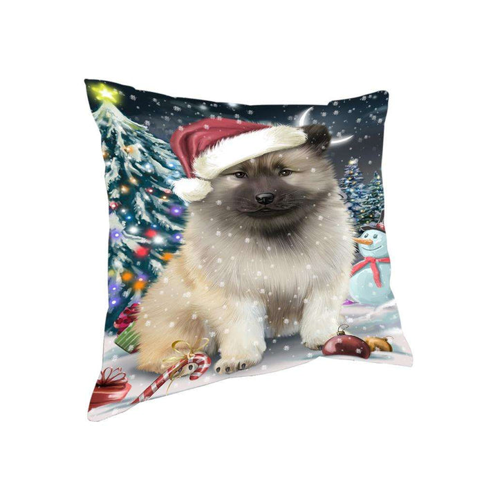 Have a Holly Jolly Keeshond Dog Christmas Pillow PIL63024