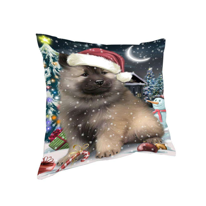 Have a Holly Jolly Keeshond Dog Christmas Pillow PIL63028