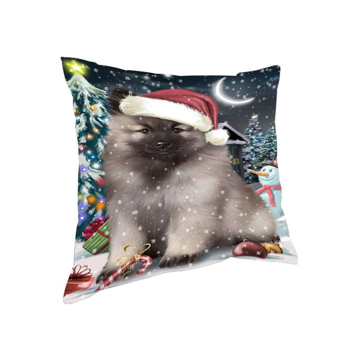 Have a Holly Jolly Keeshond Dog Christmas Pillow PIL63032