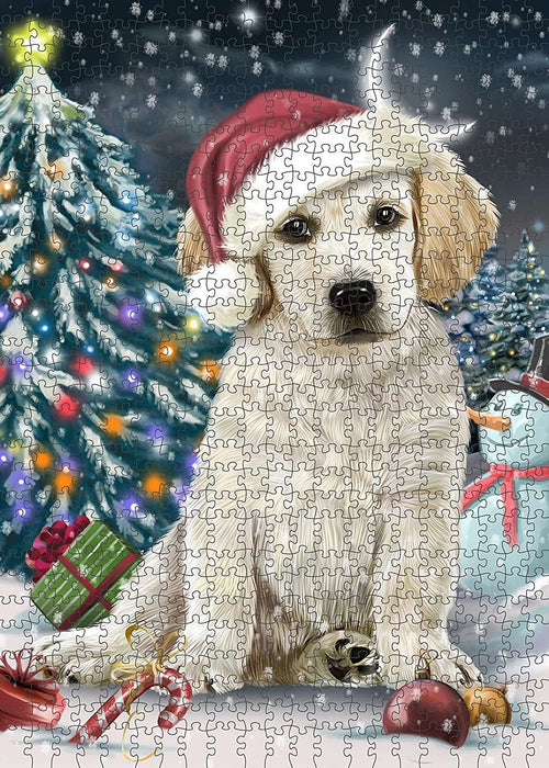 Have a Holly Jolly Labrador Dog Christmas Puzzle with Photo Tin PUZL1956 (300 pc.)