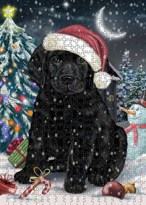 Have a Holly Jolly Labrador Dog Christmas Puzzle with Photo Tin PUZL279