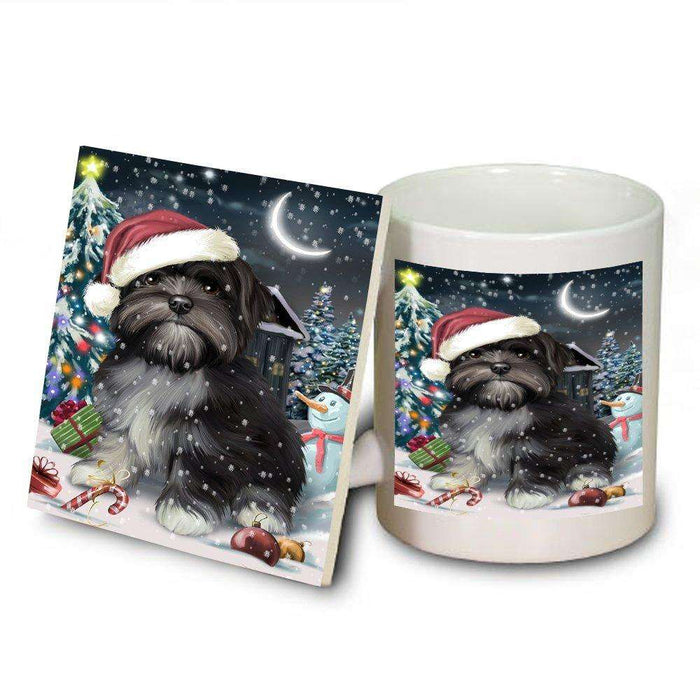 Have a Holly Jolly Lhasa Apso Dog Christmas Mug and Coaster Set MUC0247