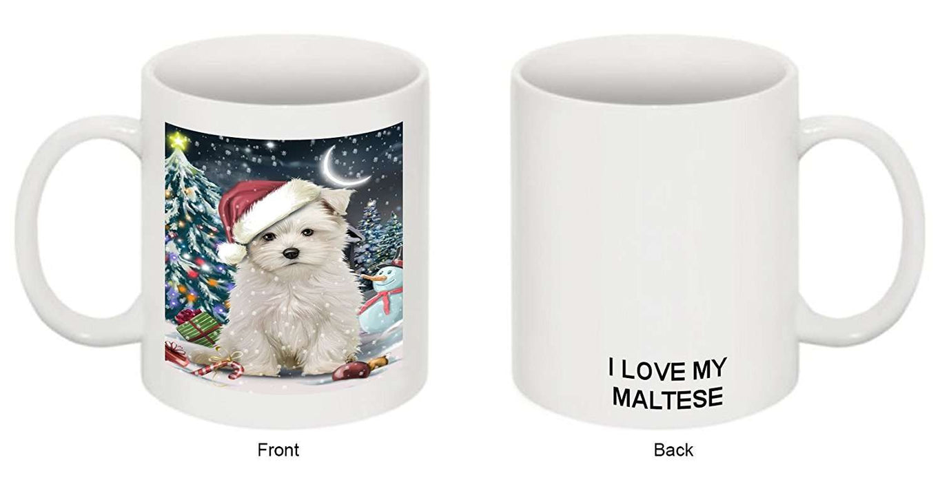Have a Holly Jolly Maltese Dog Christmas Mug CMG0242