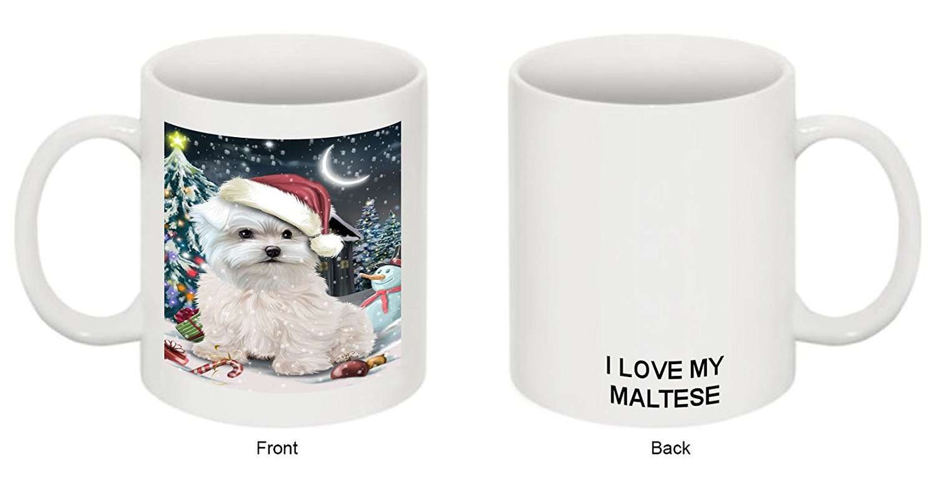 Have a Holly Jolly Maltese Dog Christmas Mug CMG0243
