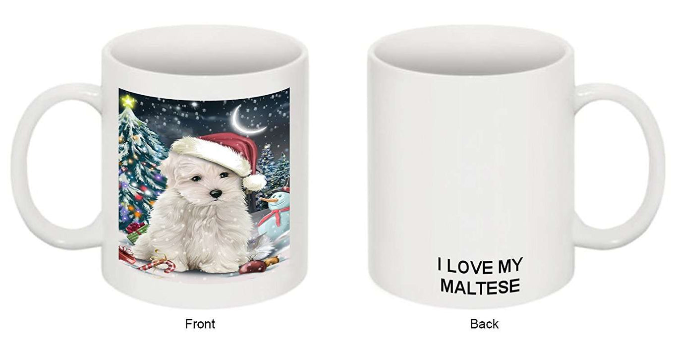 Have a Holly Jolly Maltese Dog Christmas Mug CMG0244