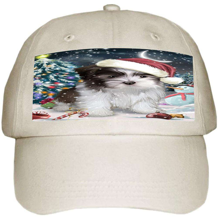 Have a Holly Jolly Malti Tzu Dog Christmas Ball Hat Cap HAT58746