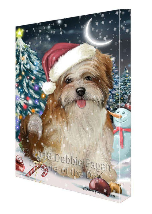 Have a Holly Jolly Malti Tzu Dog Christmas  Canvas Print Wall Art Décor CVS82277