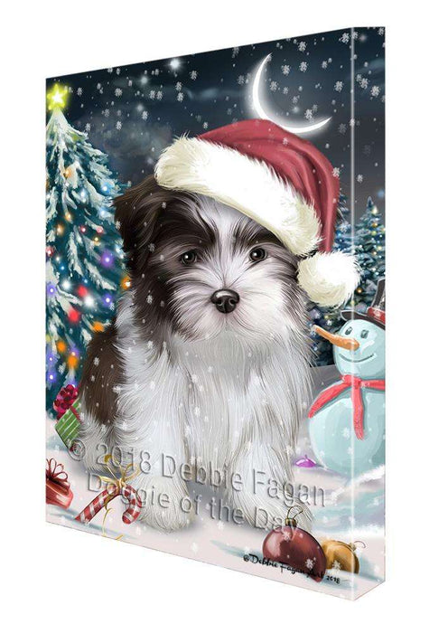 Have a Holly Jolly Malti Tzu Dog Christmas  Canvas Print Wall Art Décor CVS82304