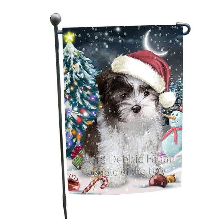 Have a Holly Jolly Malti Tzu Dog Christmas  Garden Flag GFLG51668
