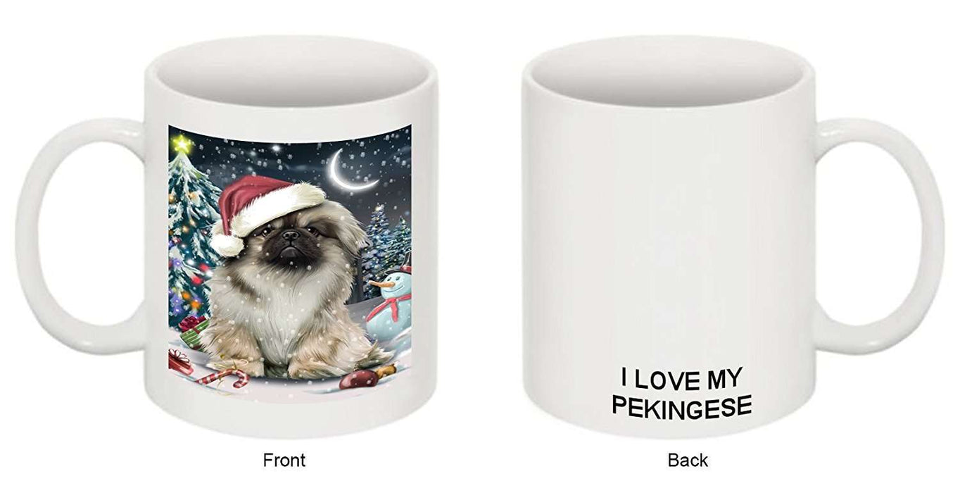 Have a Holly Jolly Pekingese Dog Christmas Mug CMG0249